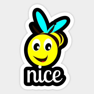 Bee Nice Sticker